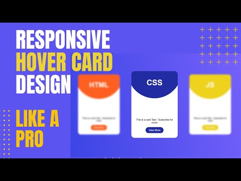 CSS Responsive Card Design With Hover Blur Effect #css #html
