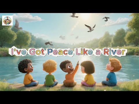 🎶I’ve Got Peace Like a River 🌊 | Fun & Gentle Kids Worship Song👧🎸