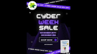 CYBER WEEK 50% OFF