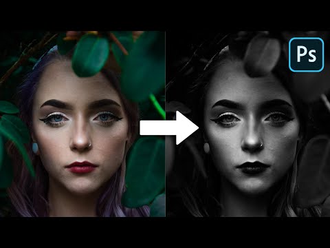 Dramatic Black & White Portrait in Photoshop #shorts #ytshorts