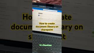 How to create document library in #sharepoint  #shorts #viralvideo #office365