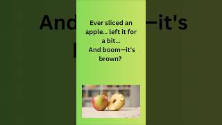 What makes an apple slice turn brown? #onlinetuition #chemistry #curiousmind #ncert #science
