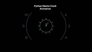 Python Project Clock⏰ Animation #pythonforbeginners #pythonprogramming #pythonautomation #pythonai