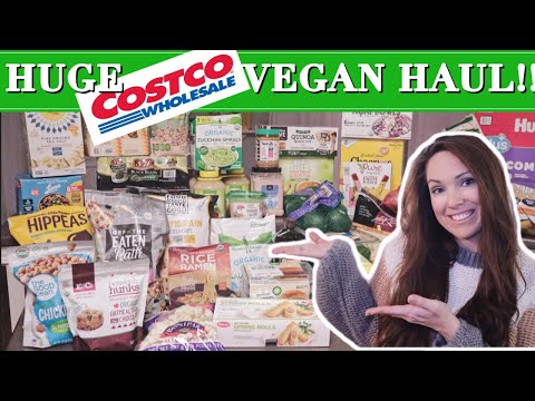 HUGE VEGAN PLANT BASED COSTCO FAMILY HAUL: Beginning Veganuary with Healthy Costco Haul w/ Prices