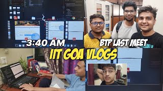 Final-Year B.Tech Project Last Meeting | Placements & Hostel Life | IIT Student Daily Life Vlogs