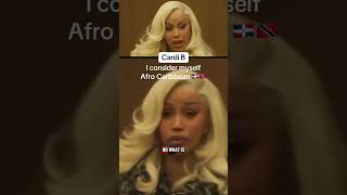 Cardi B declaring that she is Afro Caribbean #cardib #afrocaribbean