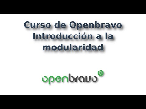 Curso de Openbravo ERP: Introducción a la modularidad