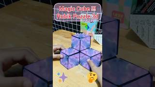 Magic Cube Rubik Puzzle 3d Magnetic Art & Design 6+