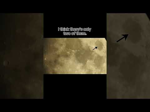 Saw these objects transiting the Moon.