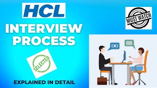 HCL Interview Process || No. Of Rounds || Latest Experience || Must Watch