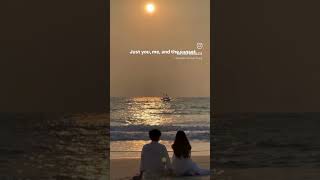 you, me and sunsets 💕 #love #youandme #sunset #music #tagourlove #lovemusic #couplegoalslove #song