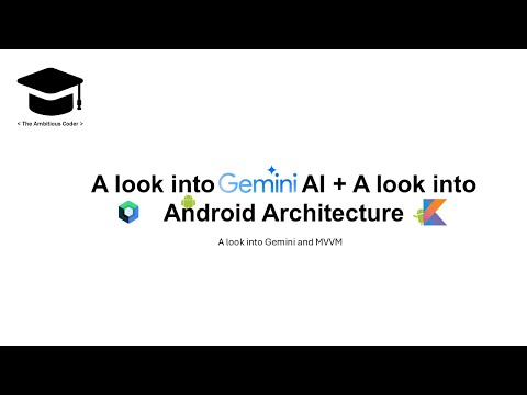 Gemini AI API Project + MVVM Explained | Android Studio Tutorial for Beginners