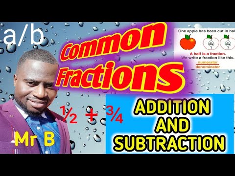 Common fractions | Addition and Subtraction | #fractions   #grade7   #grade8     #grade9