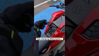 How Fast Charging Motorcycle works!😳⚡️🔌 #electricmotorcycle #evcharging #evbike @MarcTravels #ev