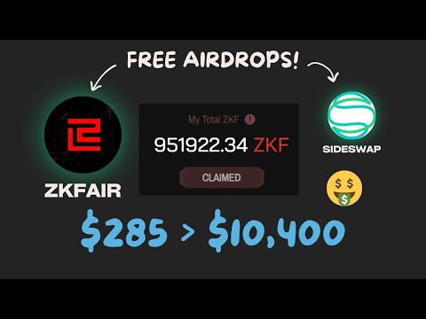 ZKFAIR AND SIDESWAP AIRDROP!!! DON'T MISS THIS! $ZKF $SIDE