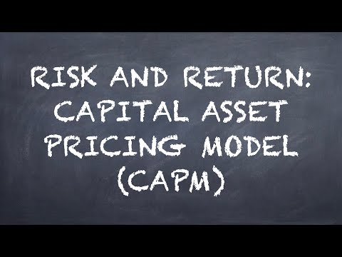 [Old Version] Risk and Return: Capital Asset Pricing Model (CAPM)【Deric Business Class】