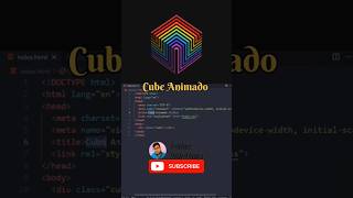 3D CUBE ANIMATION || HTML ||CSS #htmlcss #3danimation #cube #htmlshorts #webdevelopmenttips #viral