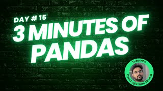 Day 15: Advanced indexing techniques in pandas