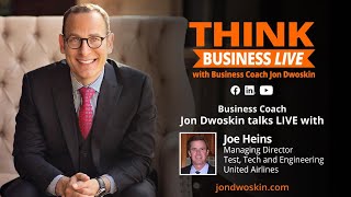 THINK Business Live Joe Heins, Managing Director of Test, Tech and Engineering with UNITED AIRLINES