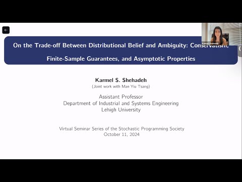 On the Trade off between distributional belief and ambiguity