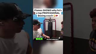 Flames SHOWS why he’s a top PROFESSIONAL Boxing coach 😳🥊