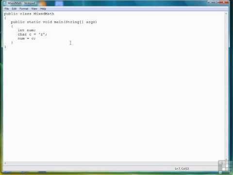 Chapter 6 :Mixing Arithmetic Data Types