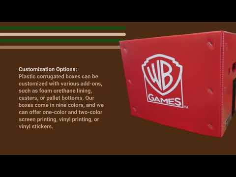 Plastic Corrugated Shipping Boxes