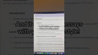 Gives you a rough draft for any essay 🤯 #homeworkhelp #ai