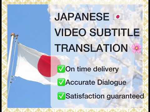 I will translate english and japanese subtitles