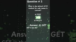 Laravel Interview / Quiz Questions # 3 @CodeShotcut #shorts #programming #laravel #laravel11