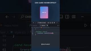 Css Card Hover Effect #css #coding #webdevelopment #htmlcss #viralvideo #webdesign #code