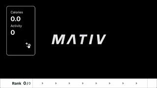 [MATIV] Connected Fitness - Interactive UX