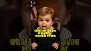 Baby AI Judge Judy reveals how money is made! #judgejudy #judyism #owned #ai #baby