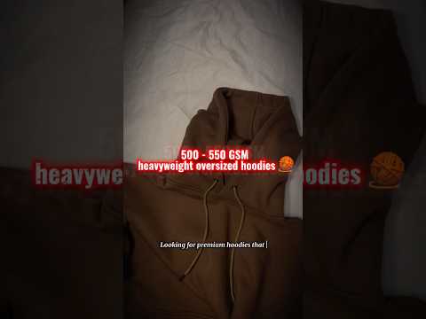500-550 GSM heavyweight oversized hoodies 🧶🪡 #shorts #shortvideo #viralvideos #hoodie #winter #yt