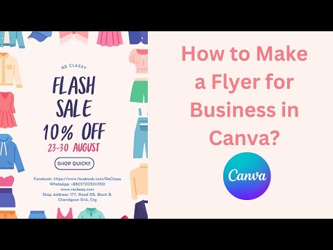 How to Make a Flyer For Business in Canva (Easy and Fun!!)
