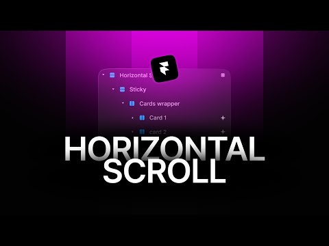 Framer Horizontal Scroll tutorial