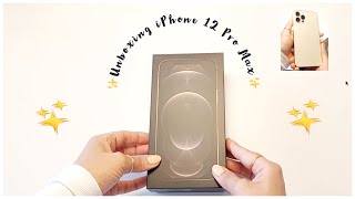 Unboxing 🍎iPhone 12 Pro Max 128gb (gold) + iPhone Accessories #iPhone12promax #iphoneunboxing #apple