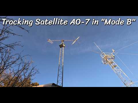 Chasing the amateur satellite "AO‑7" across the sky with the Flex 8600!