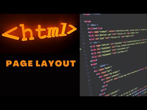 18. HTML Page Layout