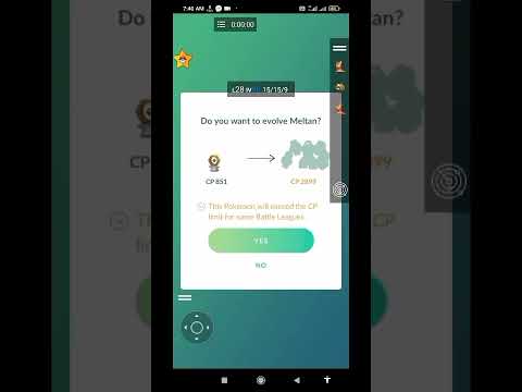 EVOLVING MY  100IV MELTAN #shorts #pokemon