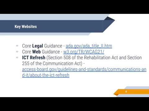 Web Accessibility