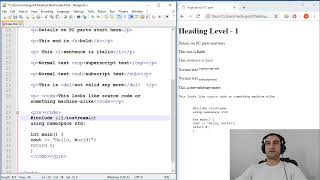WebDev - 9 - Pre Tag - The Preformatted Text Element