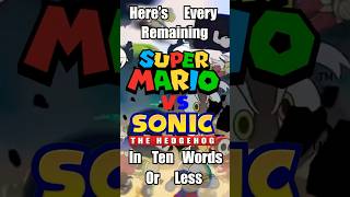 Every Remaining Mario vs Sonic Matchup in Ten Words or Less #deathbattle #mariovssonic