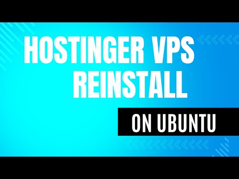 how to reinstall hostinger vps | Ubuntu server| Reinstall Hostinger VPS in Minutes?