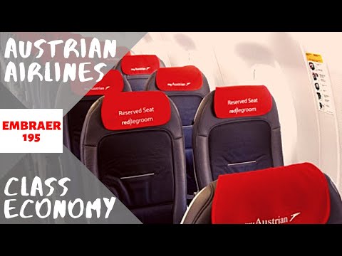 MINIMUM comfort - Austrian Airlines Economy Class Embraer 195 | Sofia - Vienna