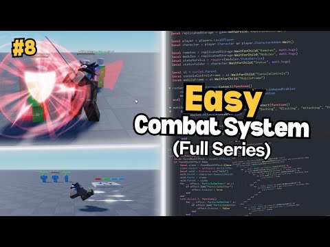 [Part8] Roblox Combat System for Beginners | Console/Mobile & More Effects