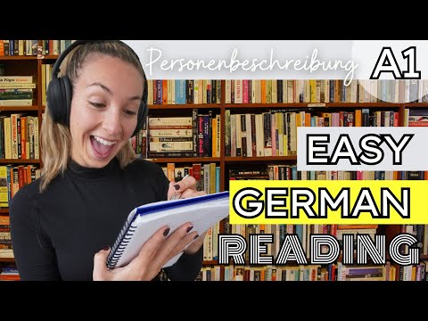 Easy German Reading: Personenbeschreibung (German reading and listening| Deutsch lesen und hören)