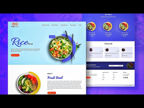 🔥Complete Restaurant Food Website using ReactJS and Tailwind CSS | Build and Deploy