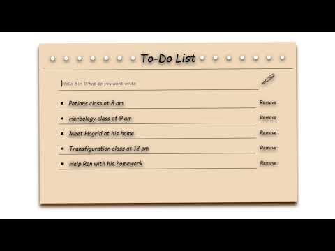 React Todo List Project in 1 min