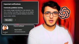 My first community guidelines warning over something unbelievably stupid